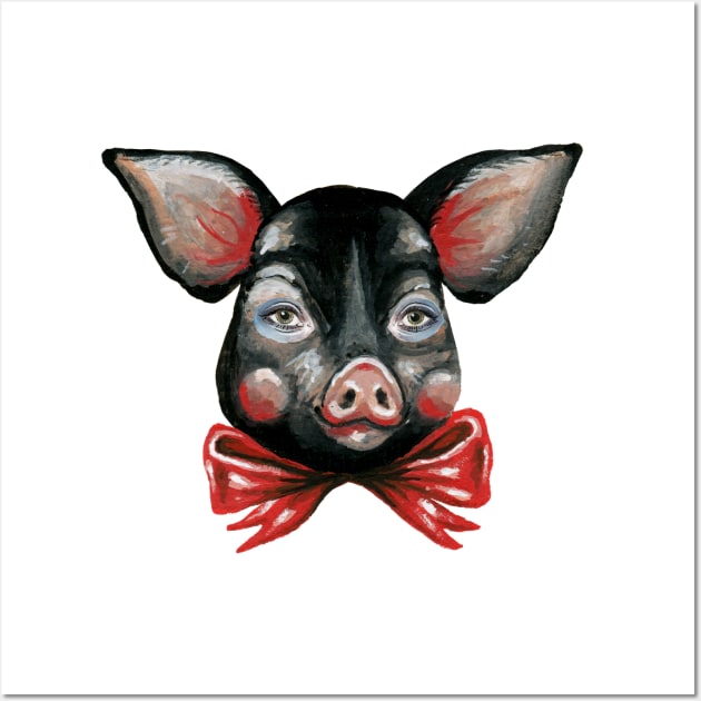 Black Pig Wall Art by KayleighRadcliffe